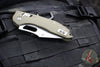 Microtech Stitch RAM LOK Knife- OD Green Fluted G-10 Handle- Stonewash Plain Edge Blade 169RL-10 FLGTOD