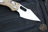 Microtech Stitch RAM LOK Knife- Tan Frag G-10 Handle- Stonewash Blade 169RL-10 FRGTTA