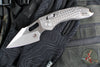 Marfione Select Stitch RAM LOK Knife- Frag Pattern Stonewash Titanium Handle- Stonewash Blade- Bronze Backstrap 169RL-10 FRMS1