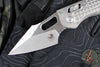 Marfione Select Stitch RAM LOK Knife- Frag Pattern Stonewash Titanium Handle- Stonewash Blade- Bronze Backstrap 169RL-10 FRMS1