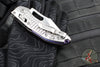 Marfione Select Stitch RAM LOK Knife- Frag Pattern Stonewash Titanium Handle- Stonewash Blade- Purple Backstrap 169RL-10 FRMS3