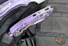 Marfione Select Stitch RAM LOK Knife- Frag Pattern Purple Haze Anodized Titanium Handle- Stonewash Blade- Purple Backstrap 169RL-10 FRMS5