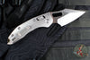 Marfione Select Stitch RAM LOK Knife- Smooth Stonewash Titanium Handle- Stonewash Blade- Bronze Backstrap 169RL-10 MS1