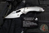 Marfione Select Stitch RAM LOK Knife- Smooth Stonewash Titanium Handle- Stonewash Blade- Purple Backstrap 169RL-10 MS3