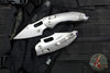 Marfione Select Stitch RAM LOK Knife- Smooth Stonewash Titanium Handle- Stonewash Blade- Purple Backstrap 169RL-10 MS3