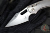 Marfione Select Stitch RAM LOK Knife- Smooth Stonewash Titanium Handle- Stonewash Blade- Flamed Backstrap 169RL-10 MS4
