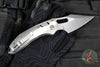 Marfione Select Stitch RAM LOK Knife- Smooth Stonewash Titanium Handle- Stonewash Blade- Flamed Backstrap 169RL-10 MS4