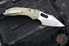 Microtech Stitch RAM LOK Knife- OD Green Fluted G-10 Handle- Apocalyptic Part Serrated Blade 169RL-11 APFLGTOD