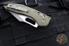 Microtech Stitch RAM LOK Knife- OD Green Fluted G-10 Handle- Apocalyptic Part Serrated Blade 169RL-11 APFLGTOD