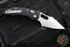 Microtech Stitch RAM LOK Knife- Black Fluted G-10 Handle- Stonewash Part Serrated Blade 169RL-11 FLGTBK