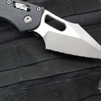 Microtech Stitch RAM LOK Knife- Black Fluted G-10 Handle- Apocalyptic Full Serrated Blade 169RL-12 APFLGTBK