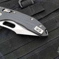 Microtech Stitch RAM LOK Knife- Black Fluted G-10 Handle- Apocalyptic Full Serrated Blade 169RL-12 APFLGTBK