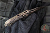 Marfione Select Stitch RAM LOK Knife- Live Wire Carbon Fiber Handle- Baker Forge CopperMai Elite Damascus Blade- Bronze Backstrap 169RL-16 MS2