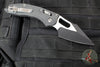 Microtech Stitch RAM LOK Knife- Distressed Black Fluted Aluminum Handle- Black Apocalyptic Blade 169RL-1 FLDBK