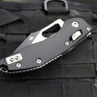 Microtech Stitch RAM LOK Knife- Black Fluted Aluminum Handle- Black Blade 169RL-1 FL