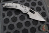 Microtech Stitch RAM LOK Knife- Fluted Carbon Fiber Handle- Black DLC Part Serrated Blade 169RL-2 DLCTFLCFS