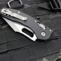 Microtech Stitch RAM LOK Knife- Black Fluted Aluminum Handle- Apocalyptic Blade 169RL-10 APFL