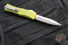 Microtech Hera II OTF Knife- MINI- Bayonet Edge- Green Handle- Apocalyptic Blade 1701M-10 APOD