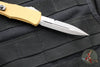 Microtech Hera II OTF Knife- MINI- Bayonet Edge- Tan Handle- Apocalyptic Blade 1701M-10 APTA