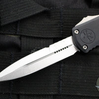 Microtech Hera II OTF Knife- MINI- Bayonet Edge- Black Handle- Stonewash Blade 1701M-10