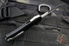 Microtech Hera II OTF Knife- MINI- Bayonet Edge- Black Handle- Stonewash Blade 1701M-10