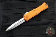 Microtech Hera II OTF Knife- MINI- Bayonet Edge- Orange Handle- Stonewash Blade 1701M-10 OR