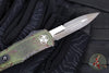 Microtech Hera II OTF Knife- MINI- Bayonet Edge- OUTBREAK Green Handle- Outbreak Black Blade 1701M-1 OBDS