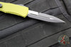 Microtech Hera II OTF Knife- MINI- Bayonet Edge- Green Handle- Black Blade 1701M-1 OD