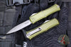 Microtech Hera II OTF Knife- MINI- Double Edge- OD Green Handle- Apocalyptic Blade 1702M-10 APOD