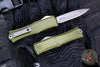 Microtech Hera II OTF Knife- MINI- Double Edge- OD Green Handle- Apocalyptic Blade 1702M-10 APOD