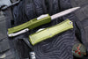 Microtech Hera II OTF Knife- MINI- Double Edge- OD Green Handle- Apocalyptic Blade 1702M-10 APOD
