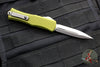 Microtech Hera II OTF Knife- MINI- Double Edge- OD Green Handle- Stonewash Blade 1702M-10 OD
