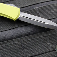 Microtech Hera II OTF Knife- MINI- Double Edge- OD Green Handle- Black Plain Blade 1702M-1 OD