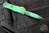 Microtech Hera II OTF Knife- MINI- Double Edge- Special St. Patrick's Day Handle- Green 1702M-1 SPDGRS