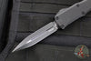 Microtech Hera II OTF Knife- MINI- Double Edge- Tactical- Black Handle- Black Plain Blade 1702M-1 T