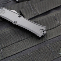 Microtech Hera II OTF Knife- MINI- Double Edge- Tactical- Black Handle- Black Plain Blade 1702M-1 T