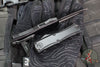 Microtech Hera II OTF Knife- MINI- Double Edge- Tactical- Black Handle- Black Plain Blade 1702M-1 T