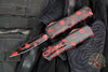 Microtech Hera II OTF Knife- MINI- Double Edge- Valentine's 2026- Black Handle And Red Hearts Handle And Blade 1702M-1 VNS