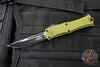 Microtech Hera II OTF Knife- MINI- Single Edge- OD Green Handle- Black Blade 1703M-1 OD