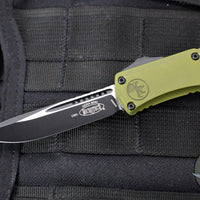 Microtech Hera II OTF Knife- MINI- Single Edge- OD Green Handle- Black Blade 1703M-1 OD