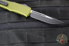 Microtech Hera II OTF Knife- MINI- Single Edge- OD Green Handle- Black Blade 1703M-1 OD