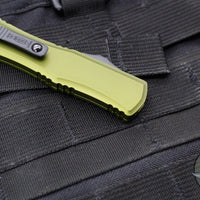 Microtech Hera II OTF Knife- MINI- Single Edge- OD Green Handle- Black Blade 1703M-1 OD