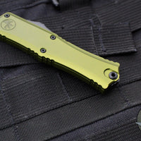 Microtech Hera II OTF Knife- MINI- Single Edge- OD Green Handle- Black Blade 1703M-1 OD