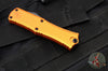 Microtech Hera II OTF Knife- MINI- Single Edge- Orange Handle- Black Blade 1703M-1 OR