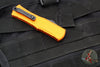 Microtech Hera II OTF Knife- MINI- Single Edge- Orange Handle- Black Blade 1703M-1 OR