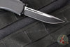 Microtech Hera II OTF Knife- MINI- Single Edge- Tactical- Black Handle- Black Blade 1703M-1 T