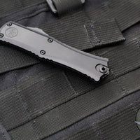 Microtech Hera II OTF Knife- MINI- Single Edge- Tactical- Black Handle- Black Blade 1703M-1 T