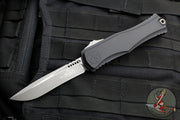 Microtech Hera II XL OTF Knife- Recurve Edge- Black Handle- Apocalyptic Blade 1705-10 AP