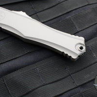 Microtech Hera II XL OTF Knife- Recurve Edge- Natural Clear Finished Handle- Apocalyptic Blade 1705-10 APNC