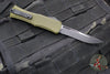 Microtech Hera II OTF Knife- MINI- Recurve Edge- OD Green Handle- Black Blade 1705M-1 OD